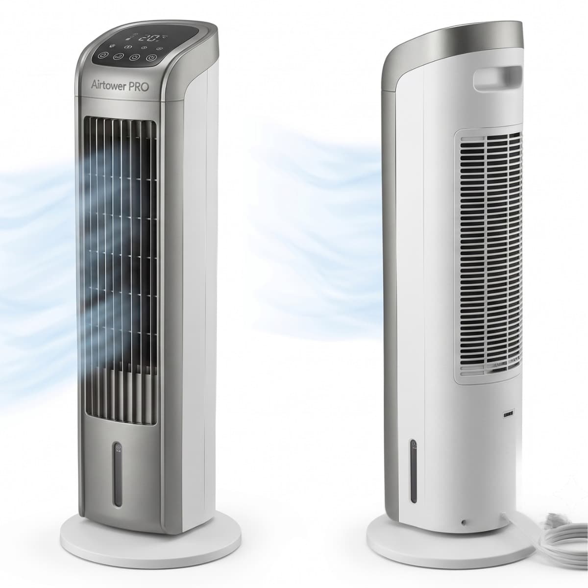AirTower PRO™ — 3 velocidades, 4 modos, temporizador y mando